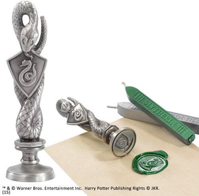 La collezione nobile Harry Potter timbro Serpeverde 10 cm color argento