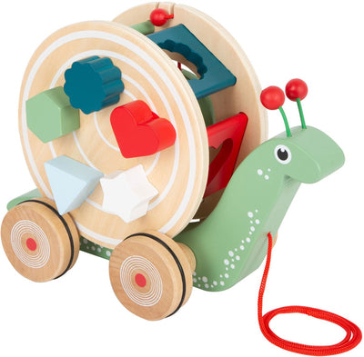 Figura de caminata de madera pequeña Vormstoof Slak, 6dlg.
