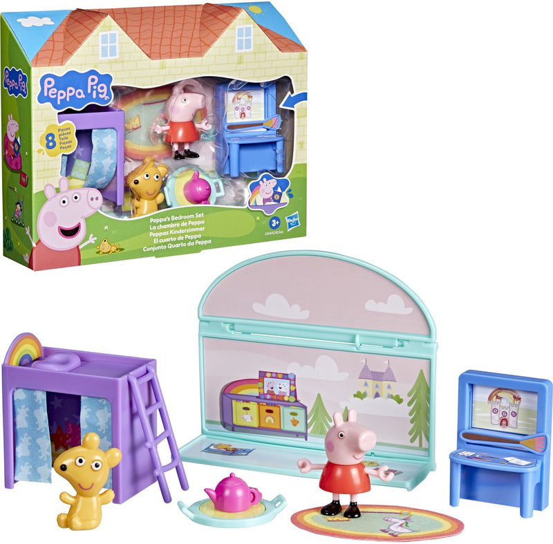 Peppa pig dormitorio de peppa - set de juego