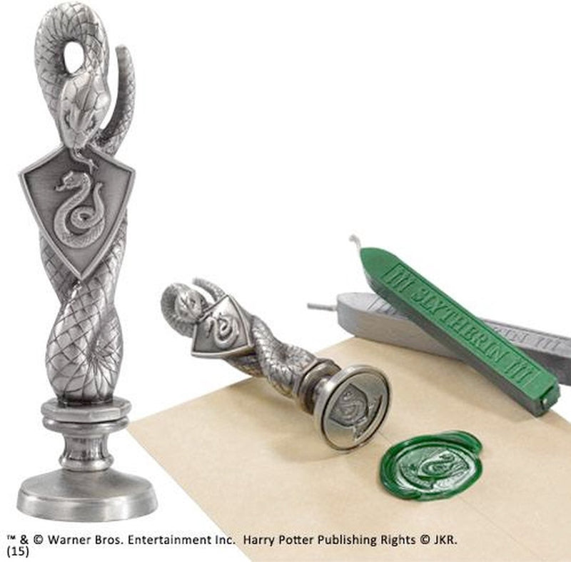 La collezione nobile Harry Potter timbro Serpeverde 10 cm color argento
