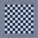 Ddddd - barbeque - 6x keukendoek - set van 6 stuks - keukenhanddoeken - 50x55cm - blauw