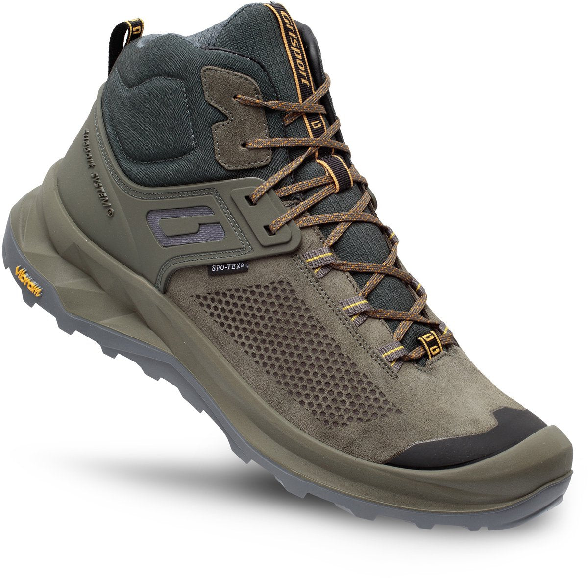 Grisport discovery mid unisex wandelschoenen - green