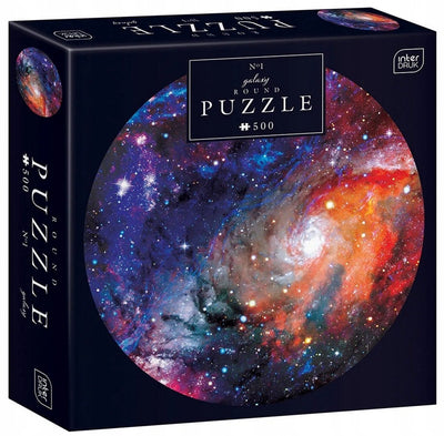 Geronimo games puzzle - galaxy ronde puzzel 500 stuk - interdruk - - 63 cm diameter