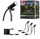 Paulmann plug Shine Faretti da giardino LED Plantini set prolunga IP65 3000K 3x2W antracite