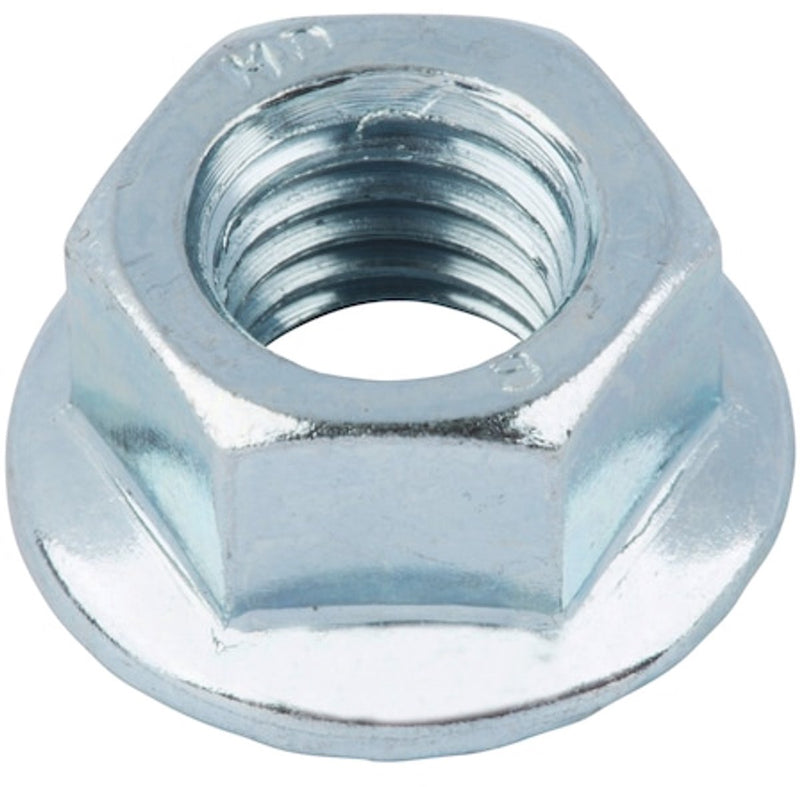 Wurth - Mar 6923 comp. acero 8 dientes de bloqueo galvanizado - contratuerca moleteada con dientes de bloqueo clase de resistencia de acero 8, galvanizado, pasivado azul (a2k) - x 100 piezas