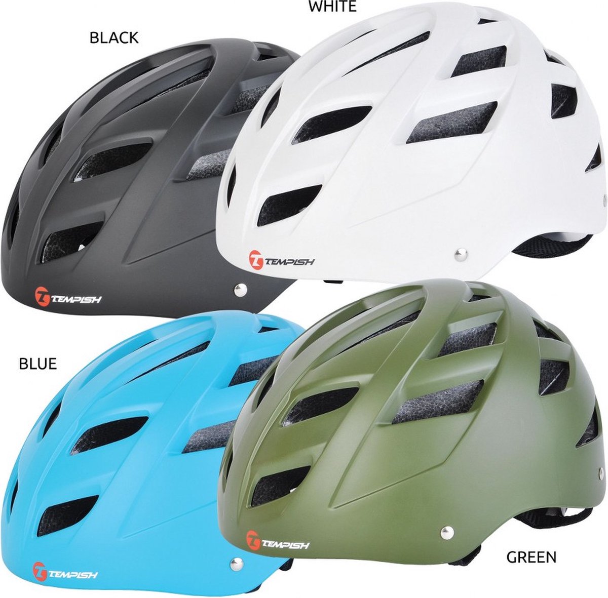 Tempish – marilla – skatehelm – zwart – veilig ventilerend skatehelm – maat 54-56cm (m)