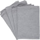 Arti casa servetten set van 4 - 35 x 35 cm - herbruikbaar - katoen polyester - grijs