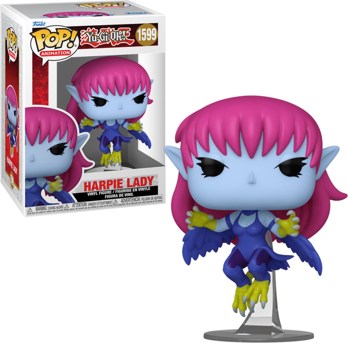 Funko yu-gi-oh! figura de vinilo harpie lady (posible edición Chase) 1599 pop! multicolor