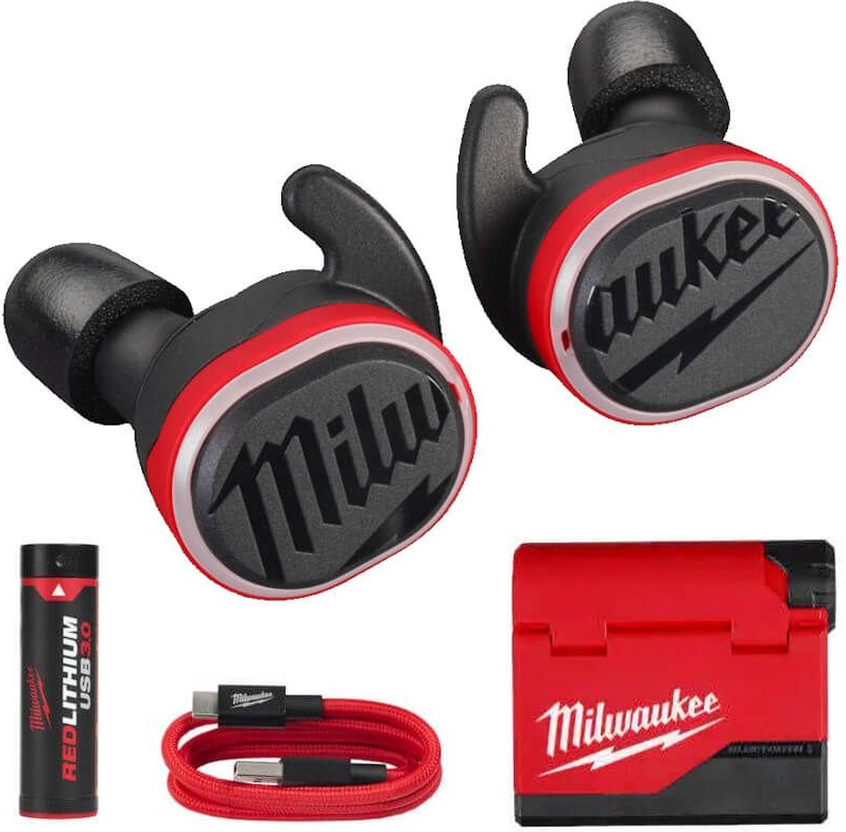 Milwaukee l4 rlepb-301 protezione acustica attiva bluetooth - 4933478750