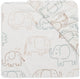 Jollein hoeslaken ledikant - 60x120cm - jersey - elephant tales
