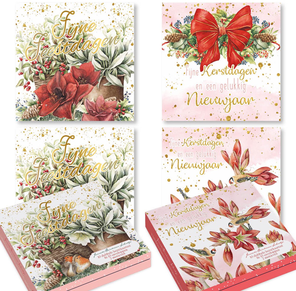 Janneke brinkman-salentijn janneke brinkman kerstkaarten - set 2