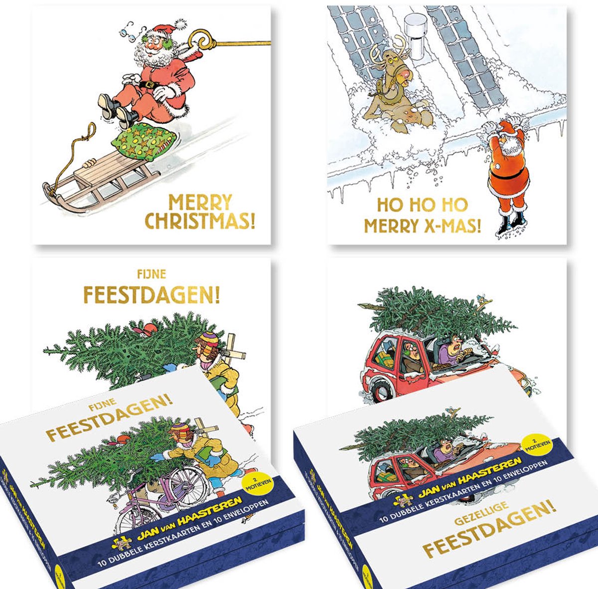 Cartoline di Natale di Jan van Haasteren - set 2