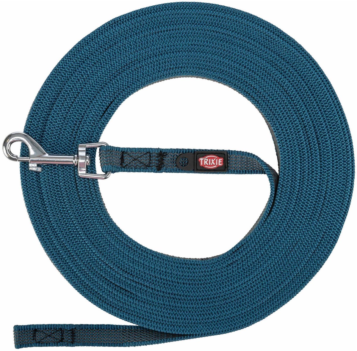 Trixie Dog Leash Tow Línea con goma anti -Slip Garol Blue