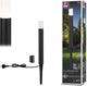 Paulmann Baliza LED flarea ip65 400mm 3000k 3.1w 280lm 230v negro aluminio