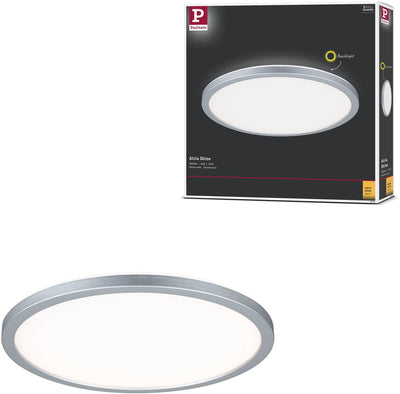 Paulmann LED panel atria shine backlight round 293 mm 16w 1600lm 3000k chrome matt