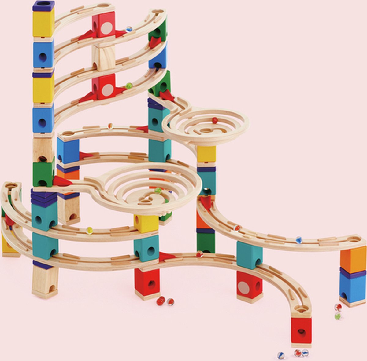 Hape Wooden Knikkerbaan the Cyclone, 198dlg.