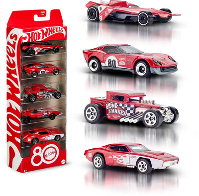 Hot Wheels pressofusi 80° confezione da 5