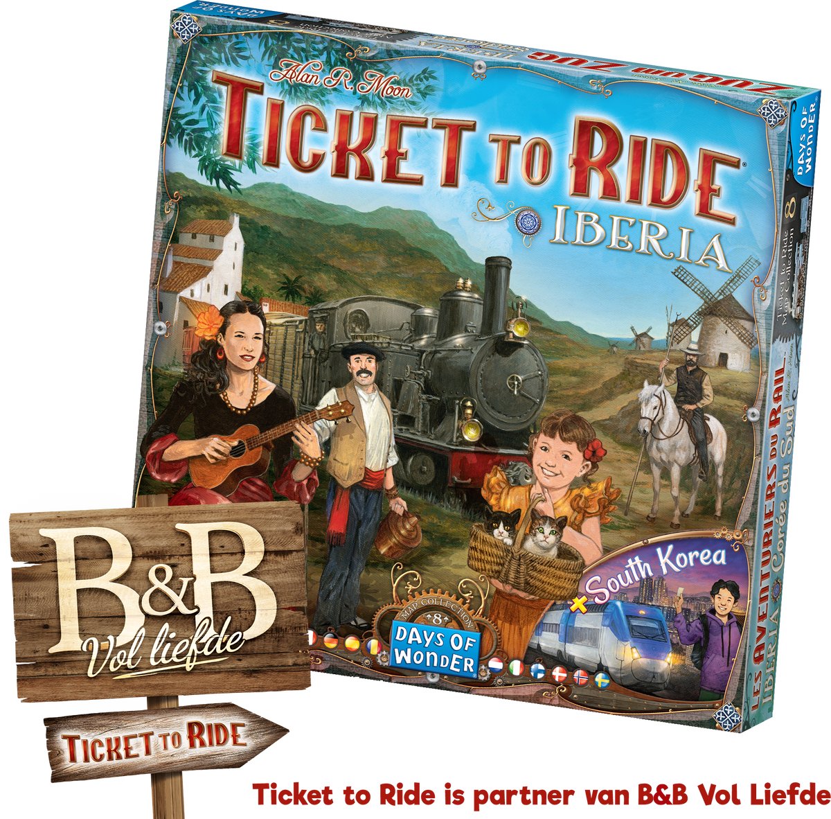 Days of Wonder - ticket to ride - iberia corea del sur - expansión - juego de mesa