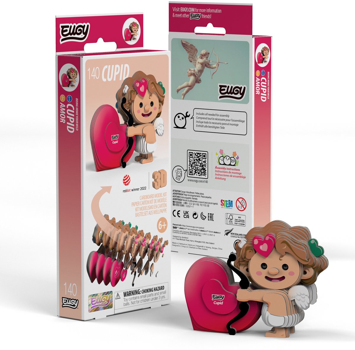 Puzzle 3D Eugy - Cupido - figure fantasy - durevole - collezionali tutti - 6 anni