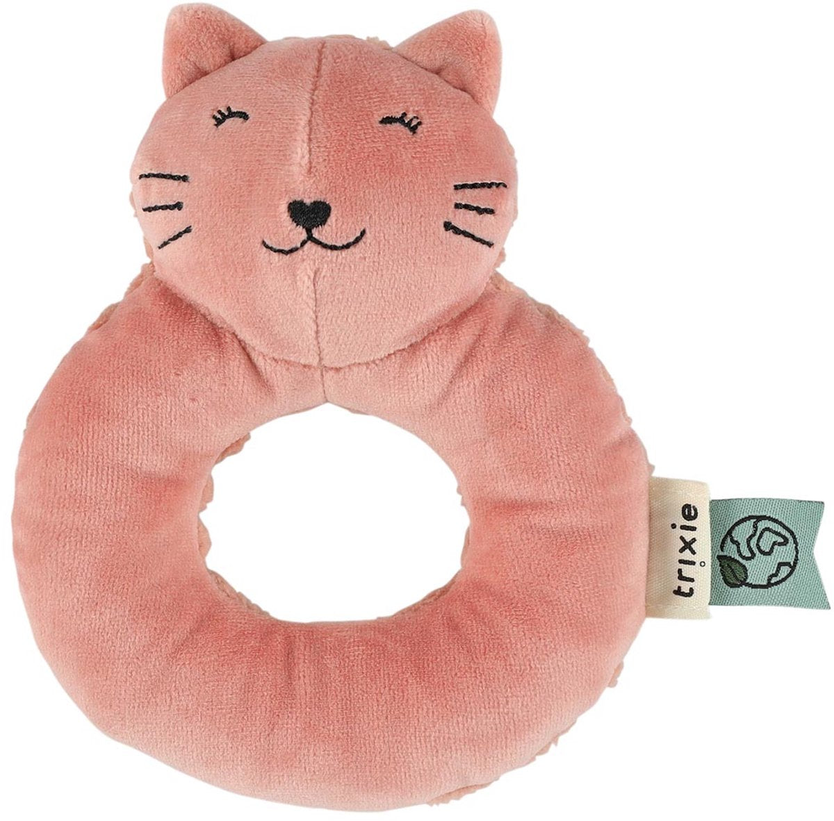 Trixie sonaglio per bambini mrs. gatto - 3m+ - con campanello e carta spiegazzata - ideale come regalo di maternità