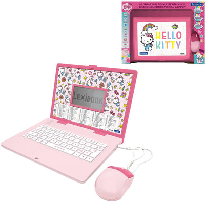 Lexibook hello kitty stitch portátil educativo bilingüe – 124 actividades en inglés y francés