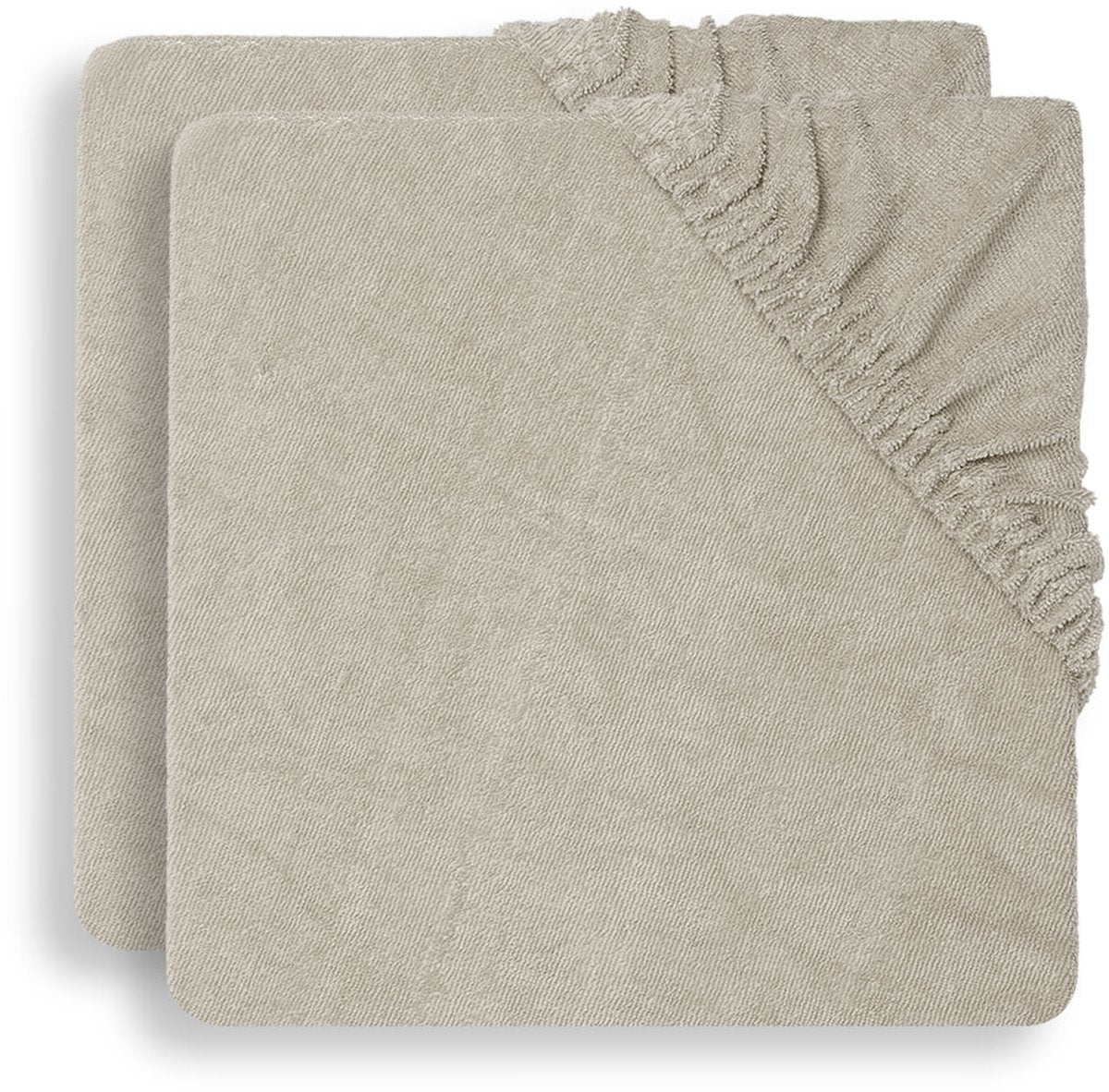 Funda cambiador Jollein rizo 75x85cm turrón (pack de 2)