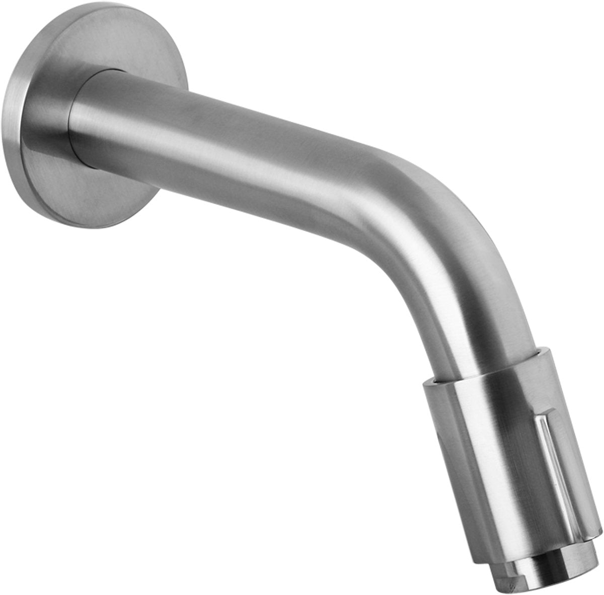 Grifo de pared Differnz - agua fría - grifo para lavabo - 11 cm - cromo mate