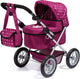 Bayer design - cochecito de muñecas moderno - violeta con lunares
