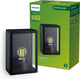 Philips led philips alzor wandlamp - zwart - e27