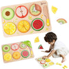 Fratture di puzzle di frutta in legno del mondo classico, 22dlg.