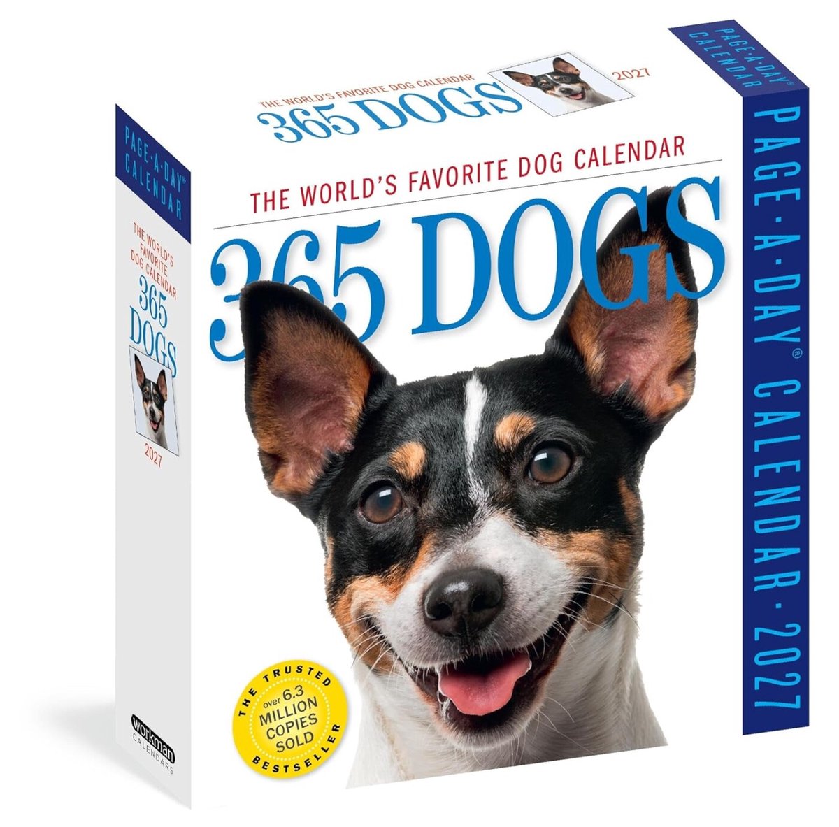 Calendario 2027 con 365 pagine al giorno per cani: il calendario per cani preferito al mondo