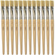 Pincel Kangaro Lyonse - tamaño 24 - madera corta sin barniz - caja de 12 piezas - k-840324