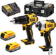 Dewalt dck2062e2t set combinato di batterie 2 pezzi 18v xr 1.7ah power stack in tstak