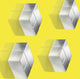 Magneti Sigel - 20x10x20mm - c10 extra forti - argento - 4 pezzi - si-ba705