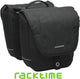 NUOVO sacchetto per biciclette a doppia bicicletta LOOXS Medio - Black - Polyester - Sporty - 25L