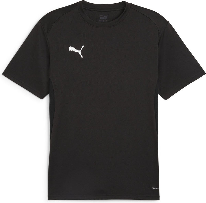 Puma teamgoal jersey camiseta deportiva para hombre - black-white-flat dark grey