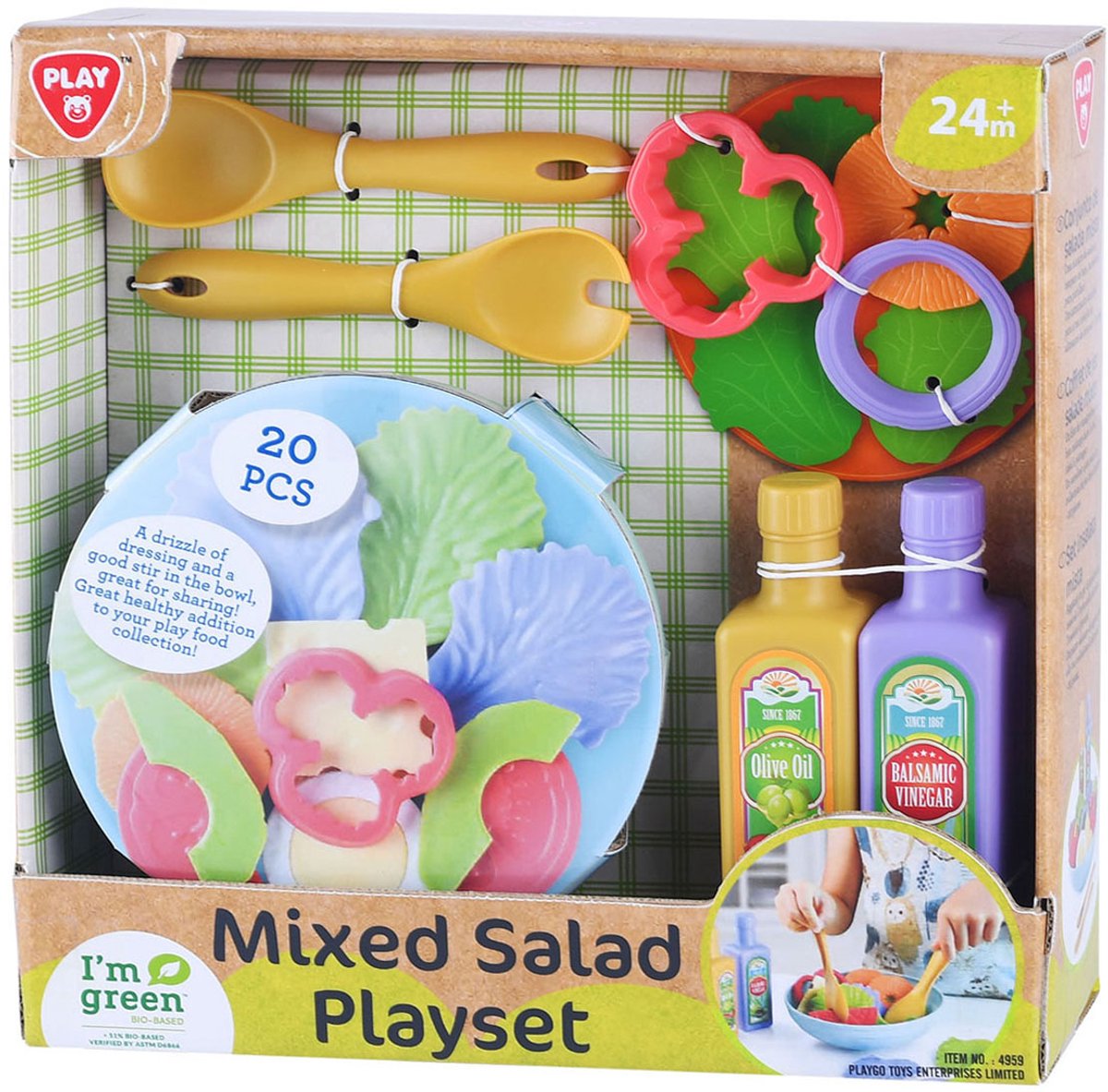Gioca al set di insalata mista, 20dlg.