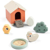 Fatto da Deer Tiny Farm Wooden Play set Clucky