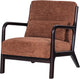 Sillón Woood Mark - chenilla - marrón - 75x67x82