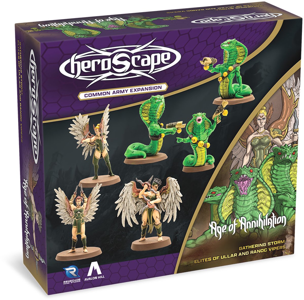 Renegade game studios heroscape age of annhilation elites and vipers - bordspel uitbreiding - engels