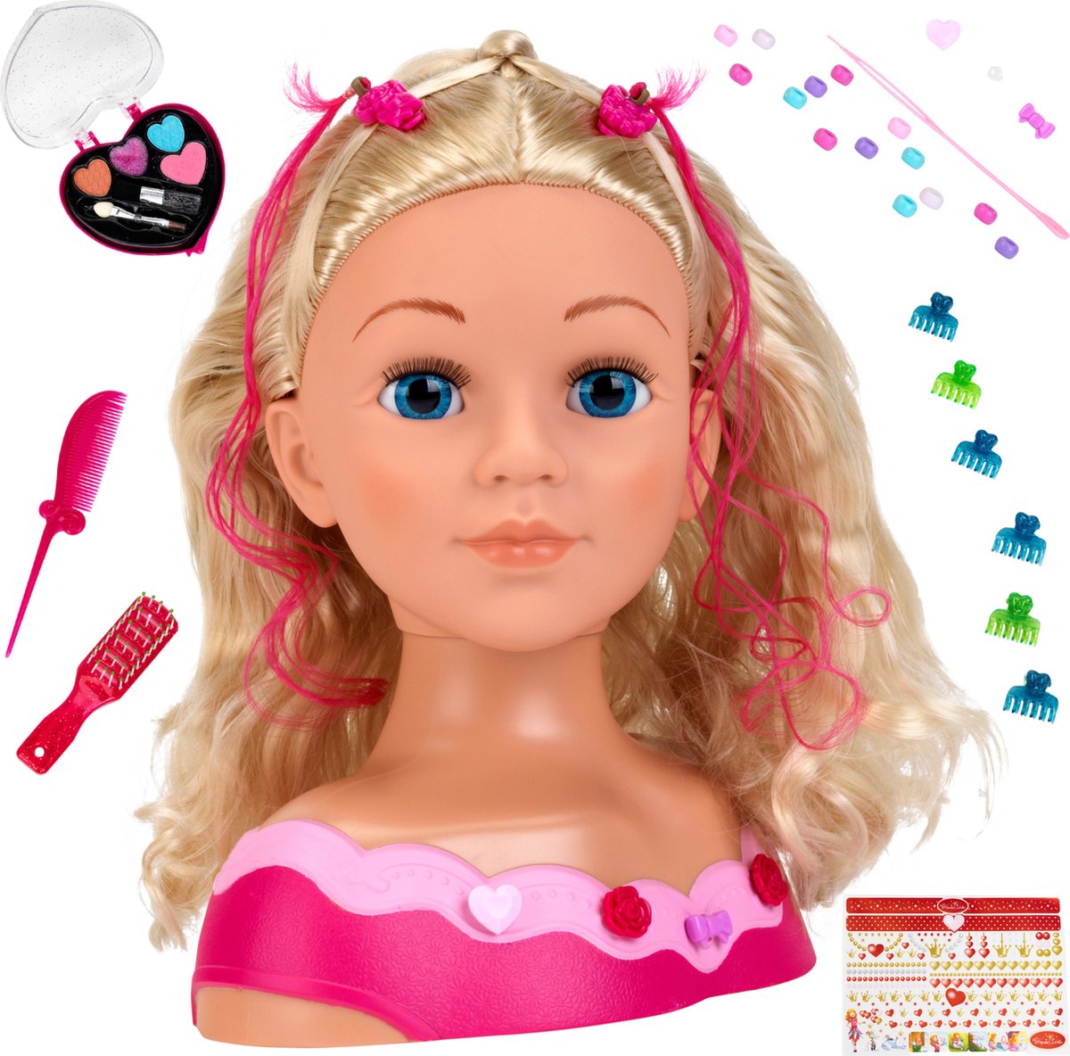 Klein Toys - Muñeca Princesa Coralie con Maquillaje - 27 cm