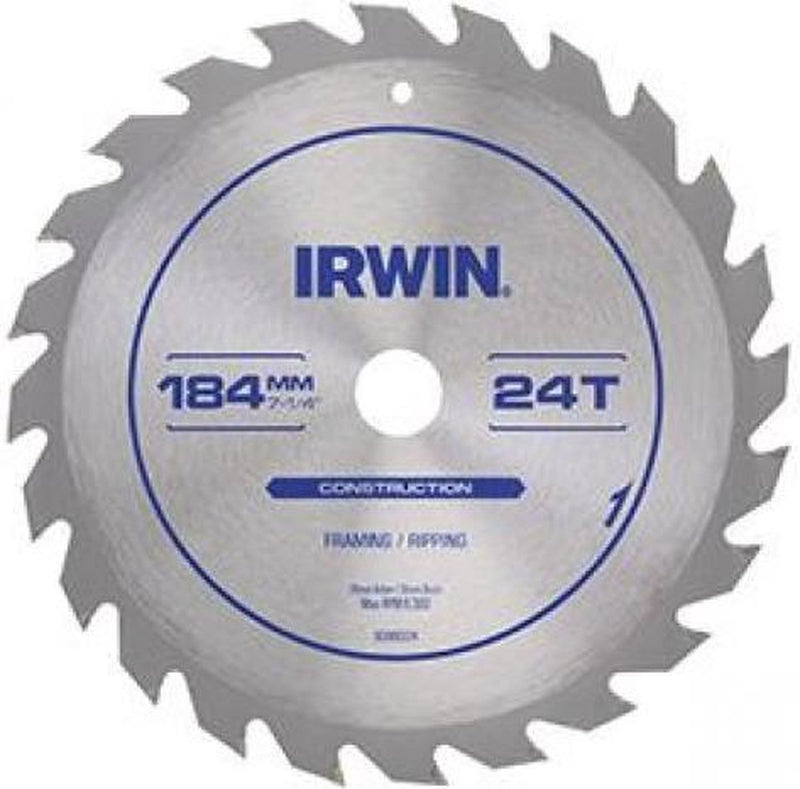 Serie Irwin Construction - hoja de sierra circular - 165 mm - 30 dientes - ranuras antivibraciones