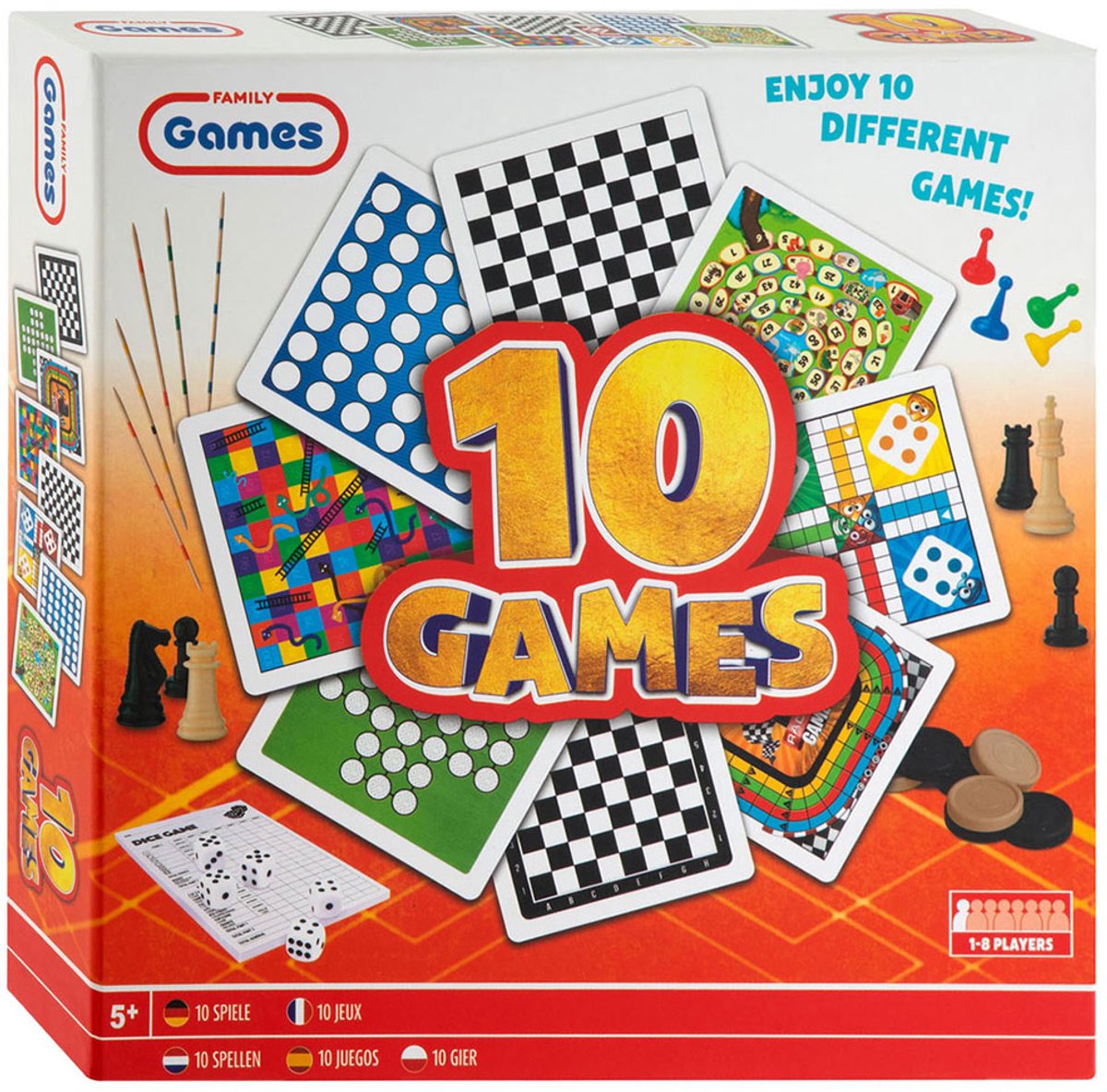 Creative Craft Group Classic board games Box 10in1