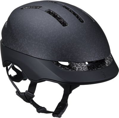Bbb cycling sidestreet mips urban fietshelm - unisex - e-bike helm met fidlock sluiting - 14 ventilatiegaten - l (59-63cm) - mat zwart