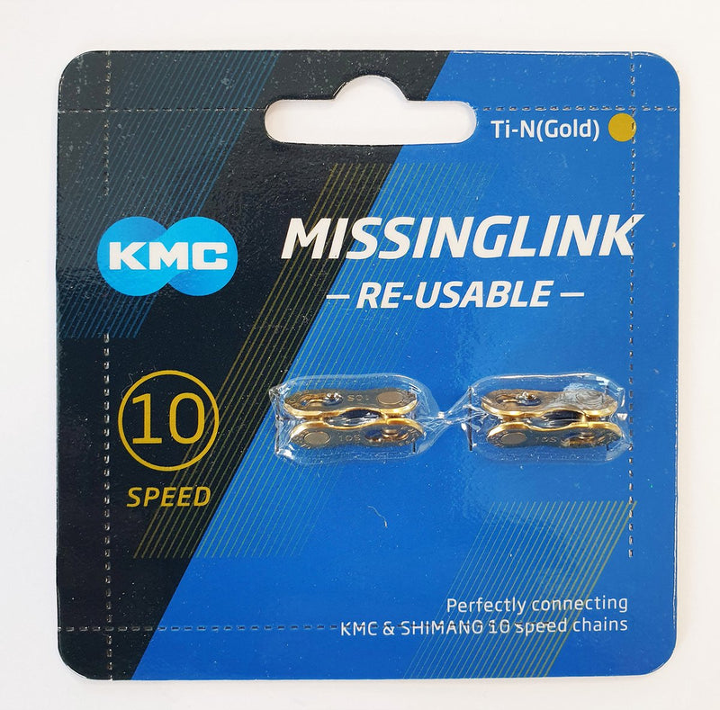 Cadena de bicicleta KMC Falta el enlace 10R Gold 5.88 mm