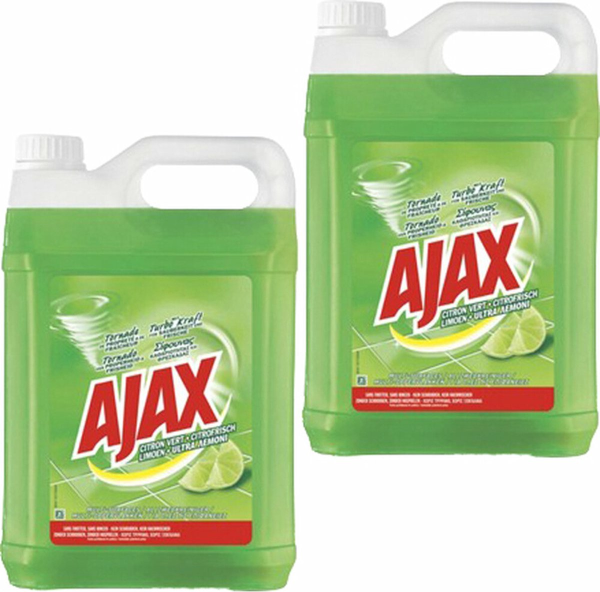 Detergente multiuso Ajax - lime - 2 x 5 l
