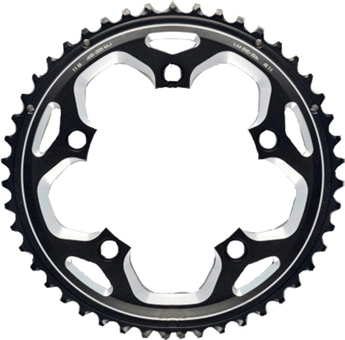 Corona Shimano fc-rs500 - 46t - per bici da corsa - 110 mm - nera