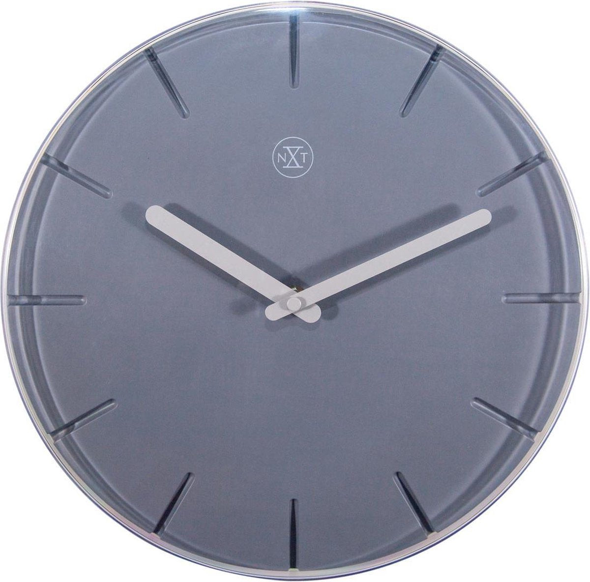 Nexttime nxt sweet – orologio da parete – 20 cm – plastica – grigio – silenzioso