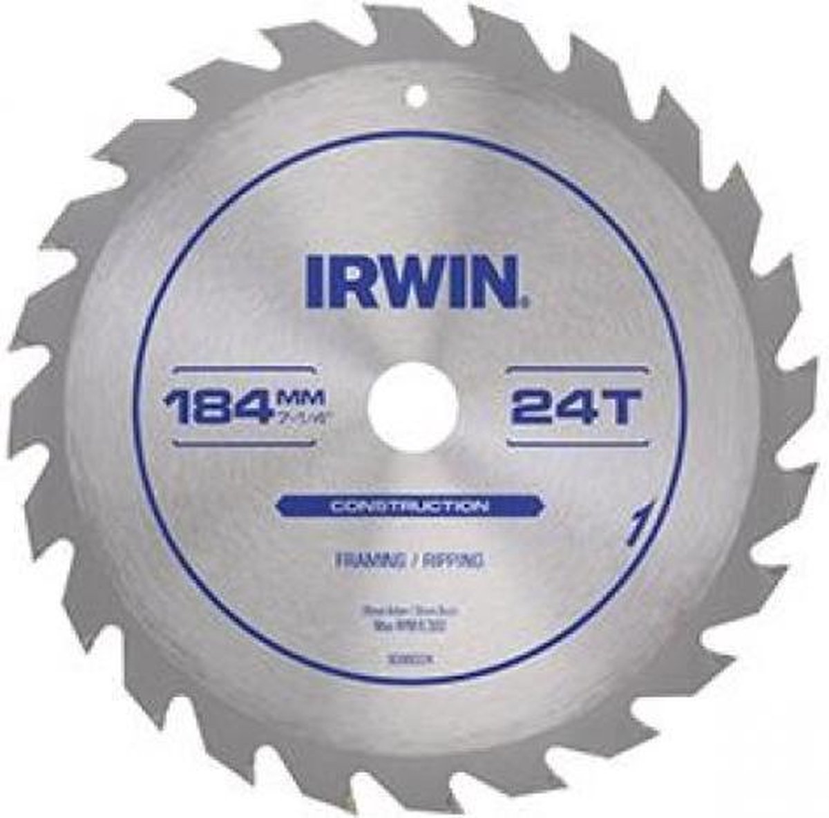 Serie Irwin Construction - hoja de sierra circular - 165 mm - 30 dientes - ranuras antivibraciones