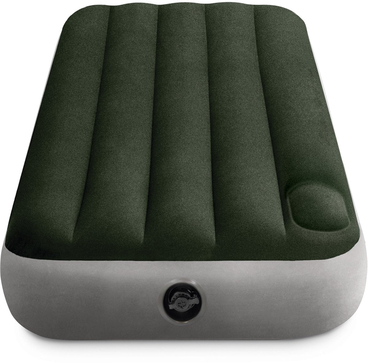 Intex jr. twin dura-beam downy luchtbed met ingebouwde voetpomp - 191x76x25cm